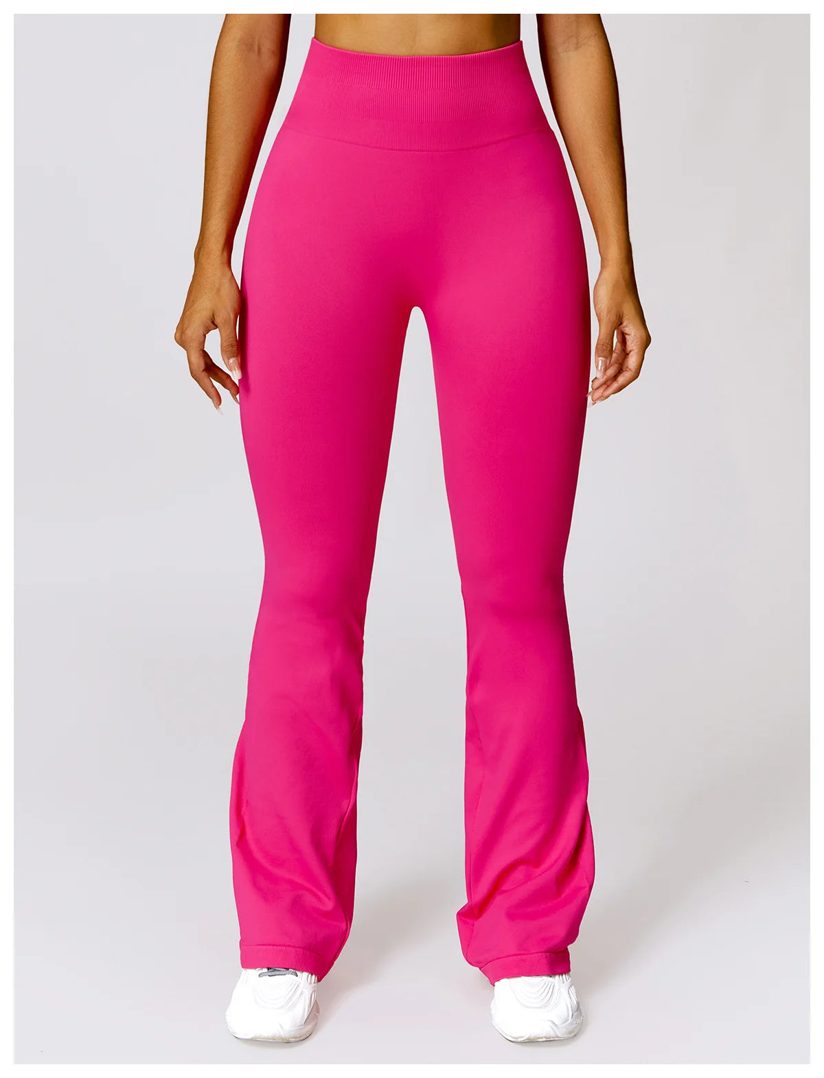 Tight Sport Pants With Wide Leg And Seamless