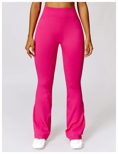 Tight Sport Pants With Wide Leg And Seamless