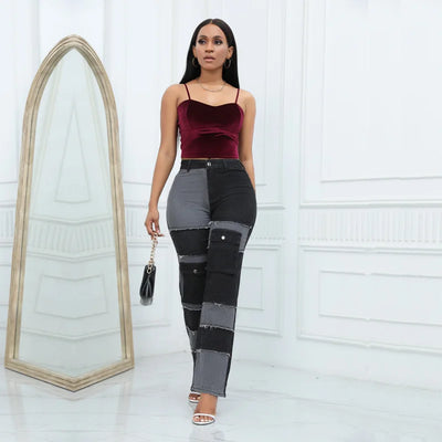 Women’s Jeans High Waist Straight Leg Comfortable