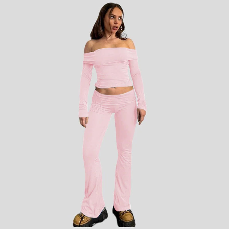 Casual Top and Pants Set