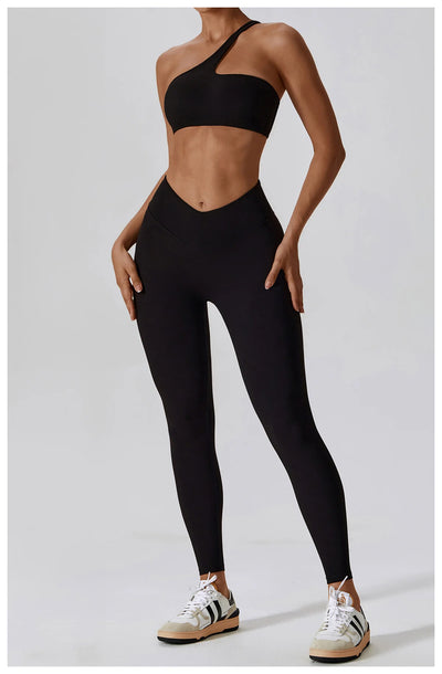 Sports Bra With Cross Tape