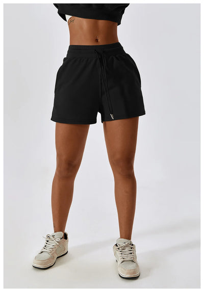 Loose Sport Shorts With Drawstring
