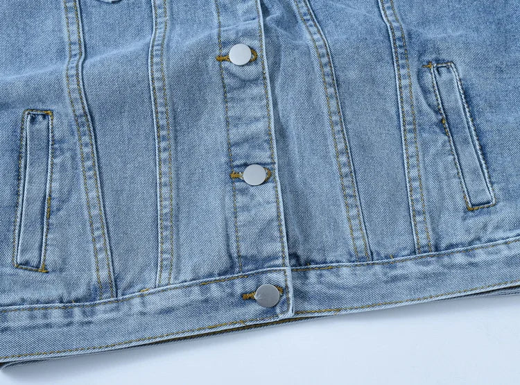Retro Blue Jeans Jacket