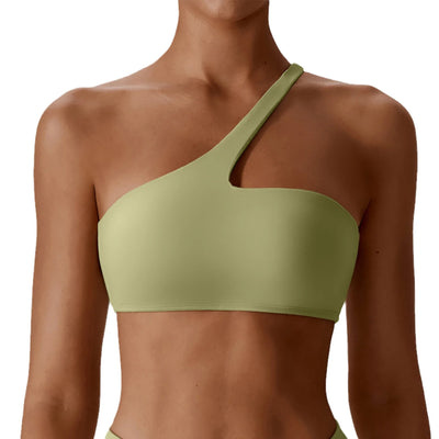 Sports Bra With Cross Tape