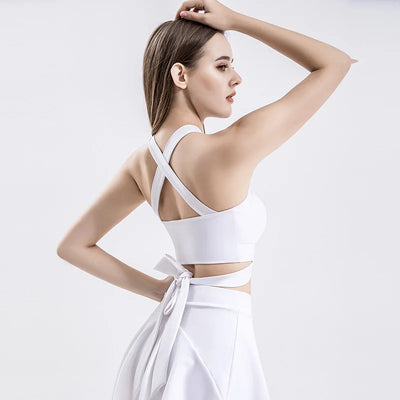Sports Vest with Straps Cross Back