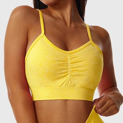 Fitted Crop Top With Thin Straps