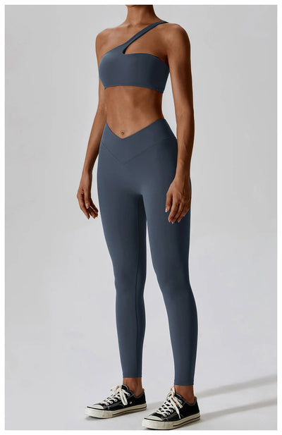 Sports Bra With Cross Tape