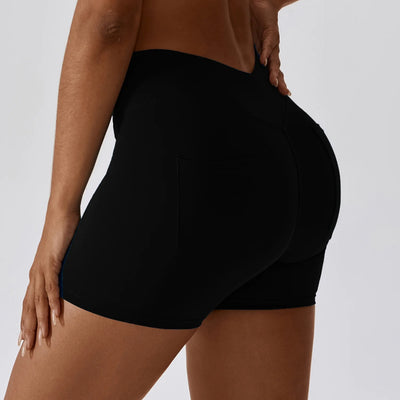 Tight Sport Shorts With Pocket