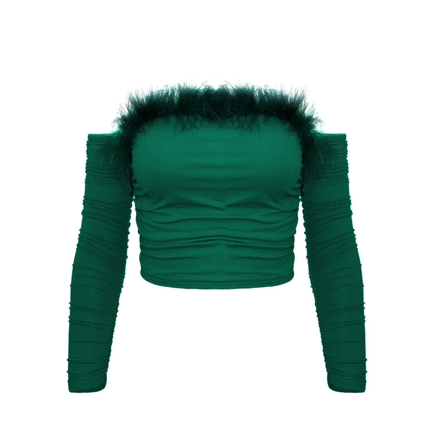 Long Sleeve Top with Straight Neckline