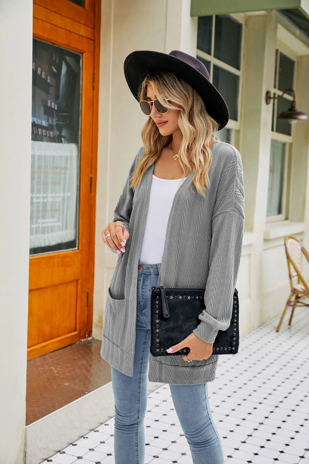 Cardigan Woman Pure Color