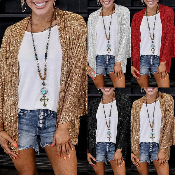 Loose Sequin Jacket