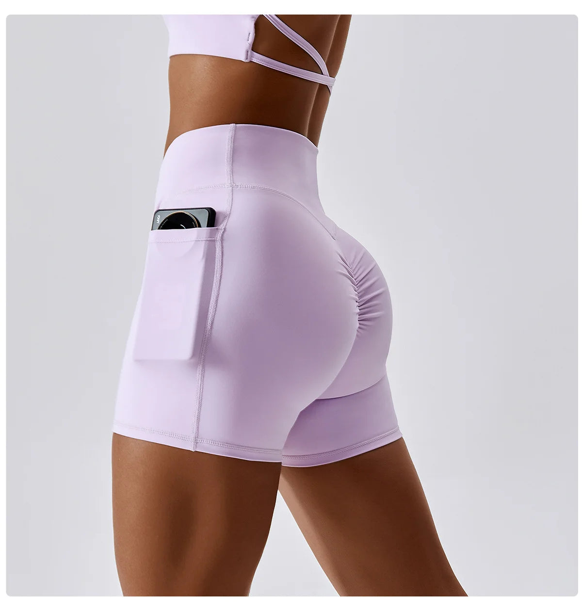 Cross Waist Quick Dry Sports Shorts