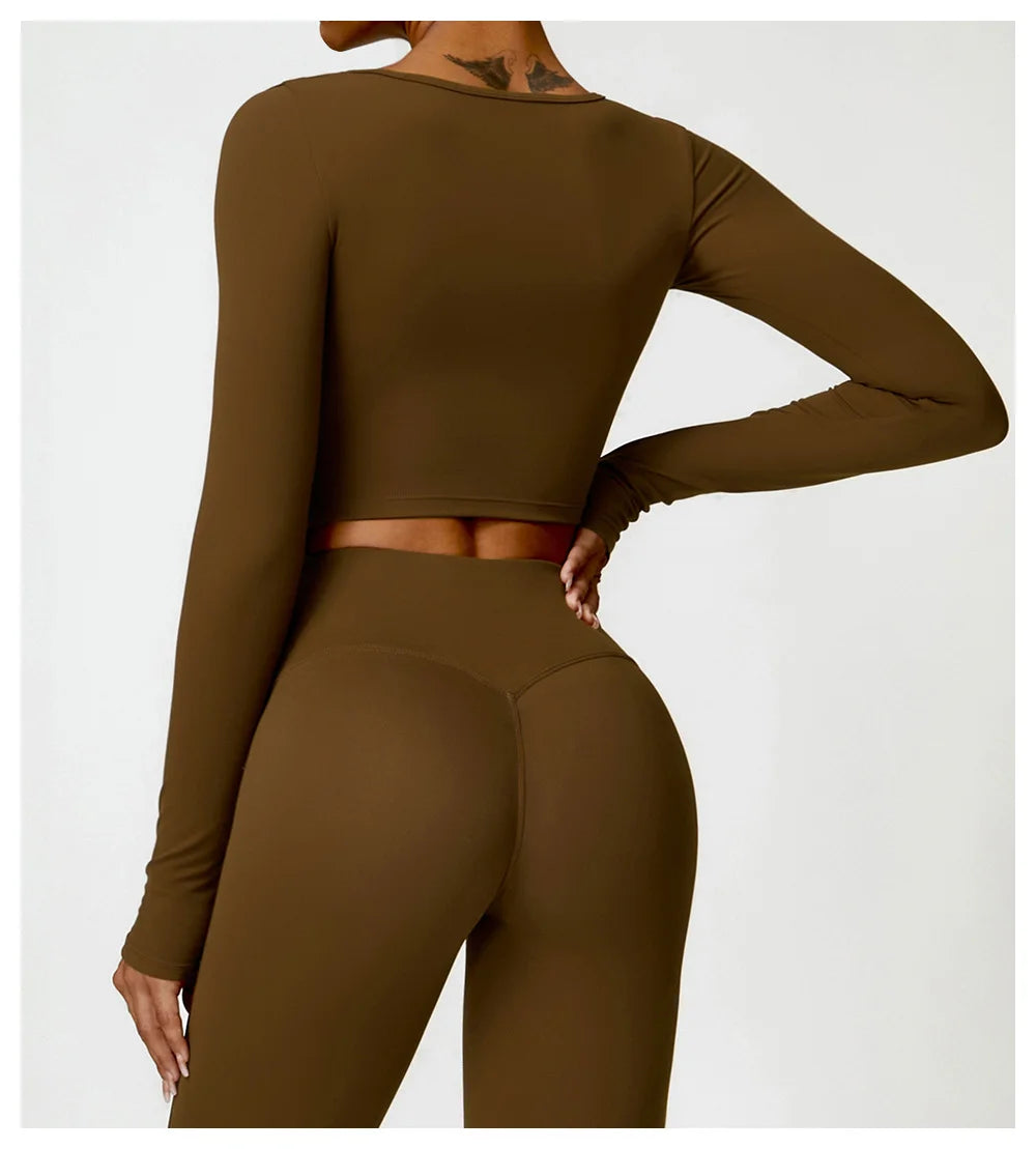 Long Sleeve Fitted Top