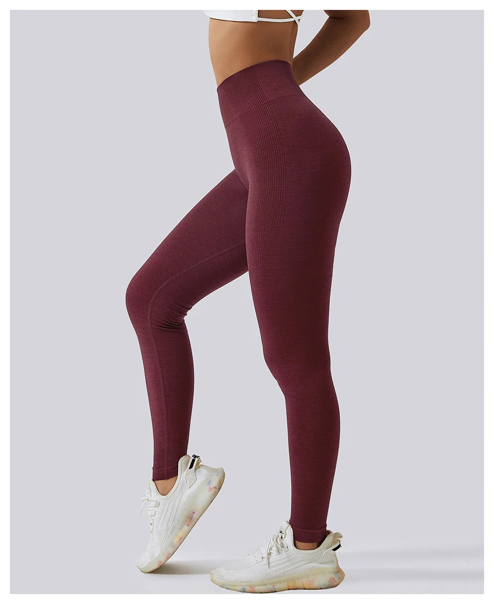 High Waist Quick Dry Gym Pants Running Sports Leggings