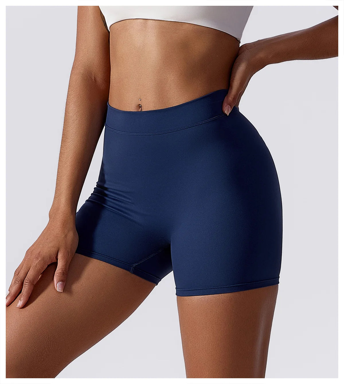 Short Tight Elastic Sport Pants