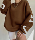 Solid Color Long Sleeve Sweater