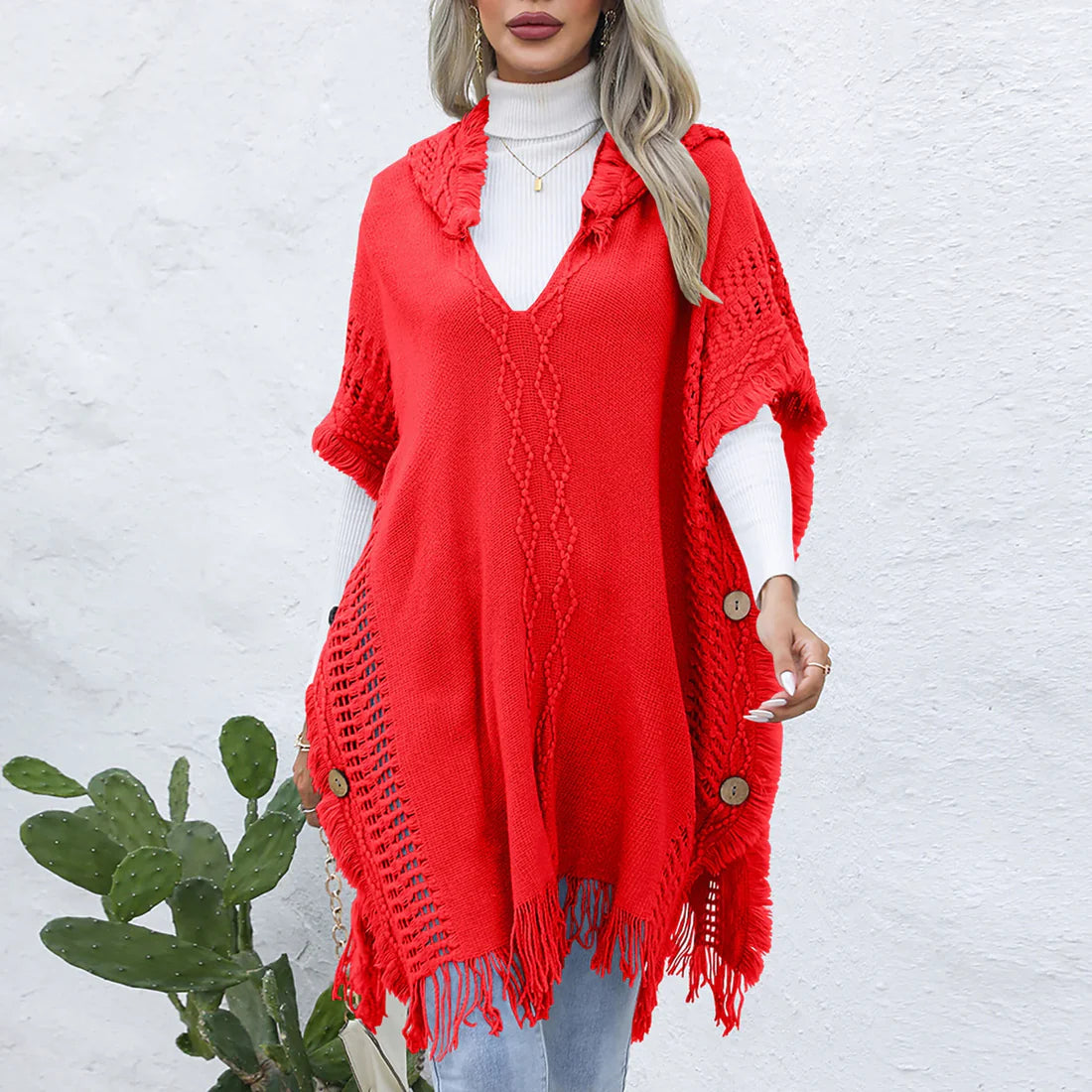 Long Sweater Vest Cloak Jacket