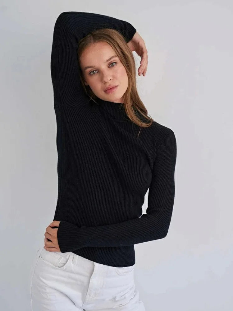 Slim Knit Base Sweater