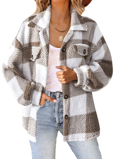 Checked Cashmere Jacket