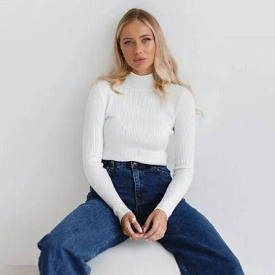 Slim Knit Base Sweater