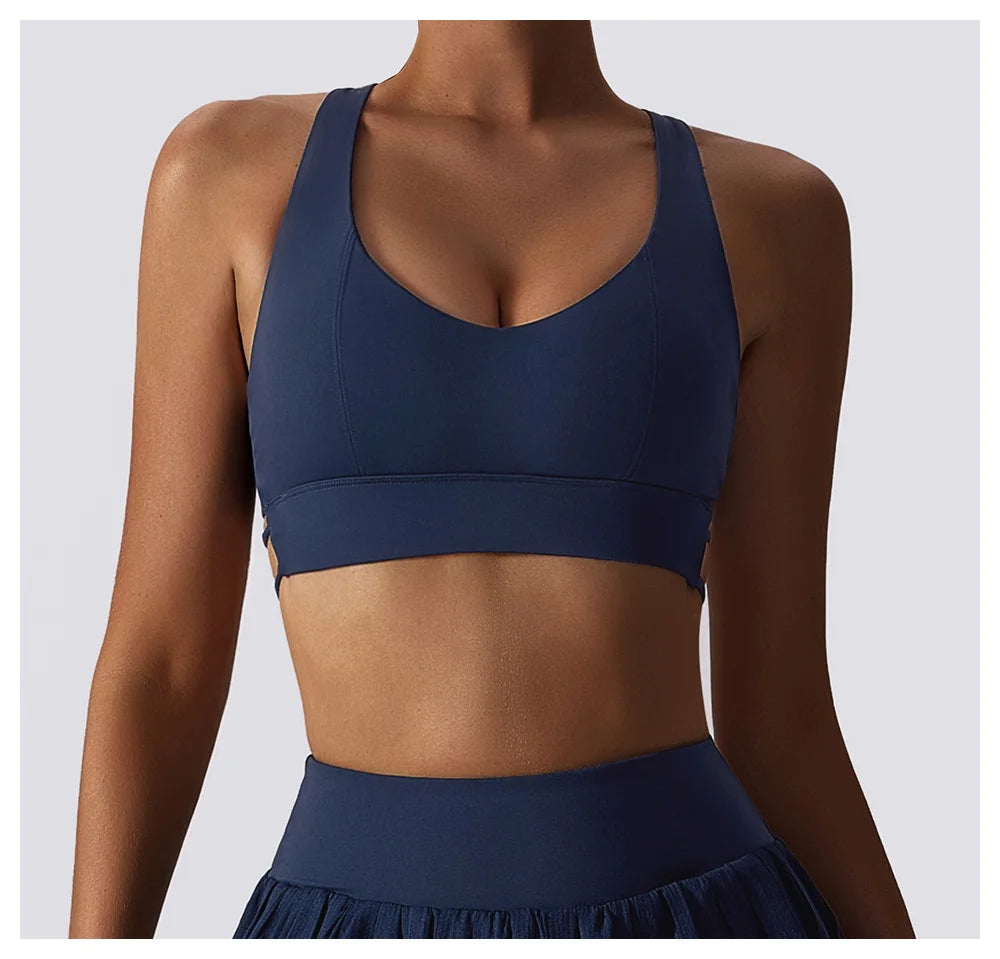 Cross Back Sports Bra