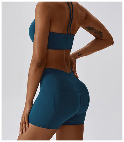 Tight Sport Shorts With Pocket