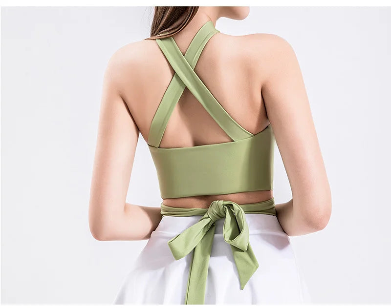 Sports Vest with Straps Cross Back
