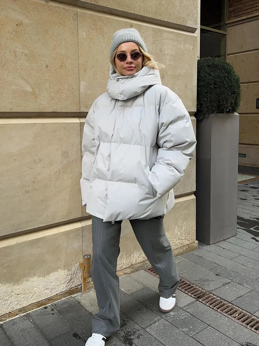 Cotton Padded Jacket Loose
