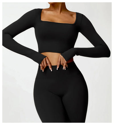 Long Sleeve Fitted Top