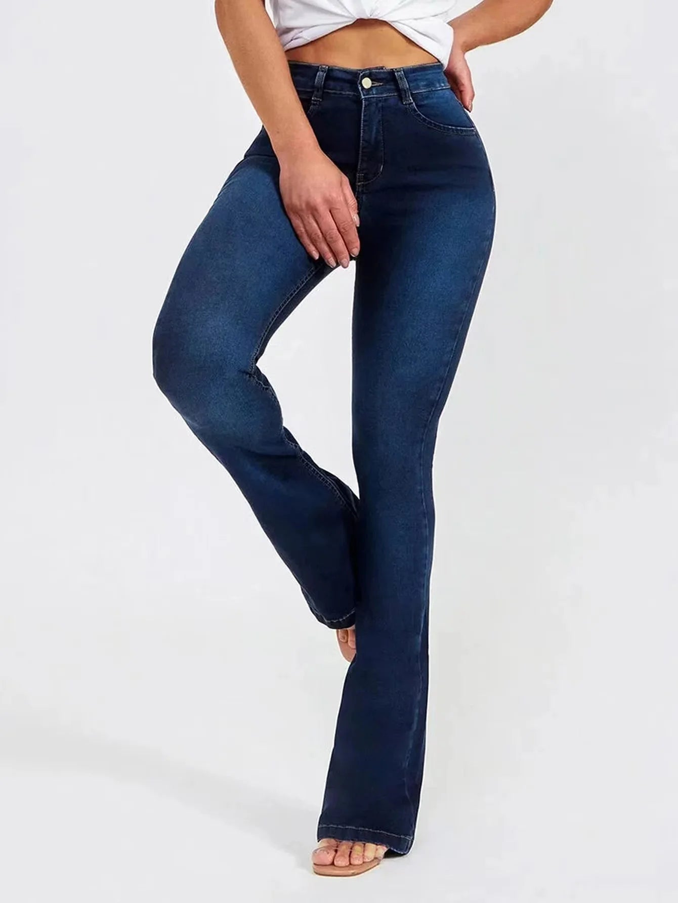 Stretch Flared Skinny Jean