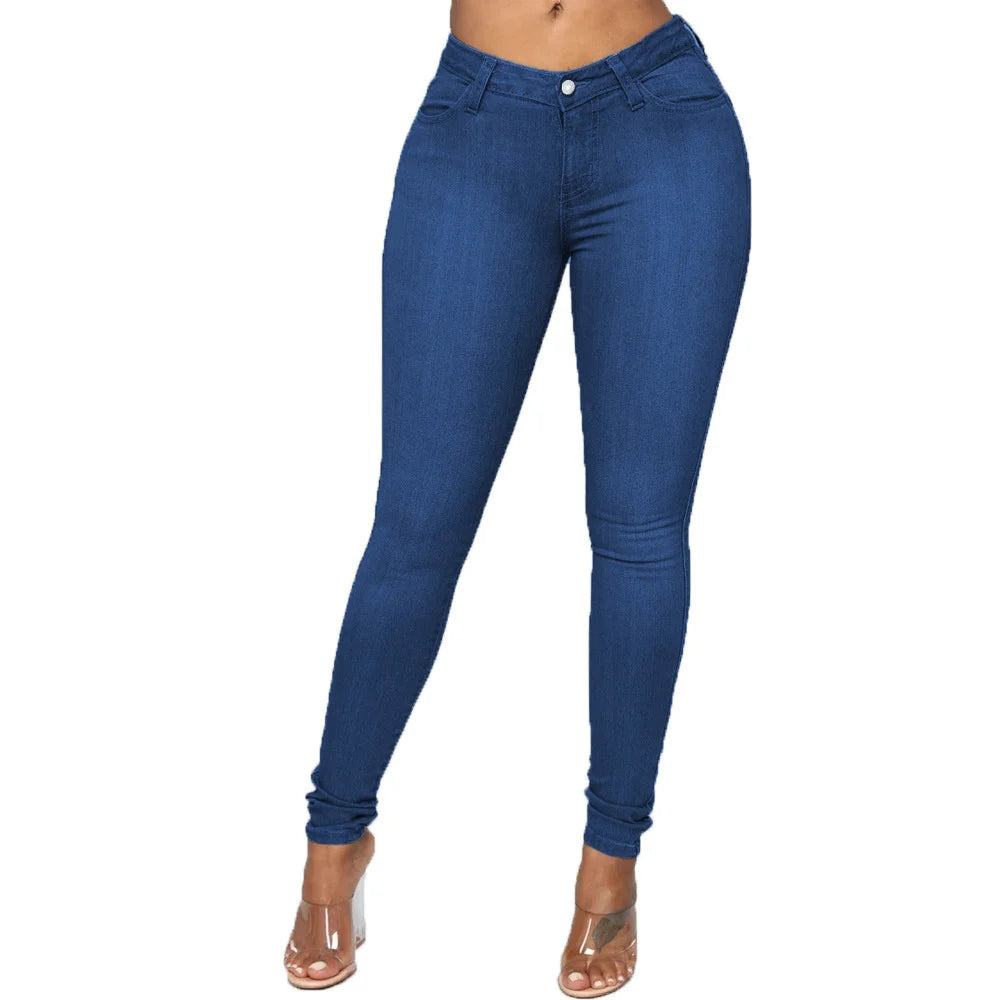 Women’s High Elasticity Skinny Jeans