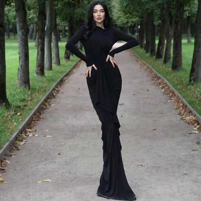 Split Fishtail Dress