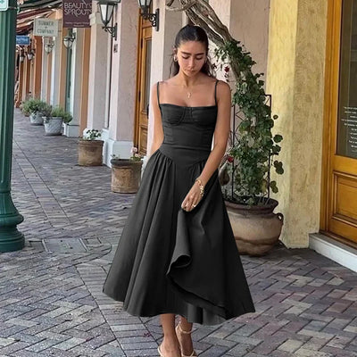 Palace Style Dress With Straps