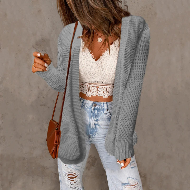 Knitted Sweater Jacket Top