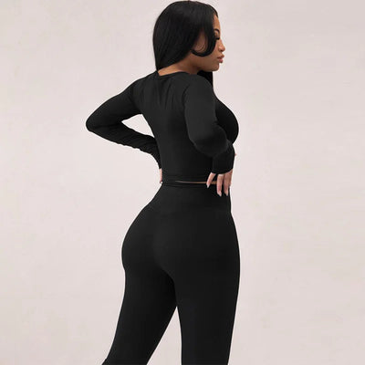 Long Sleeve Top And Leggings Set