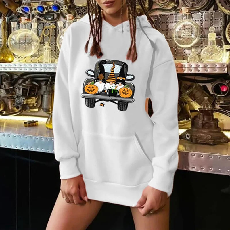 Printed Pullover Hoodie