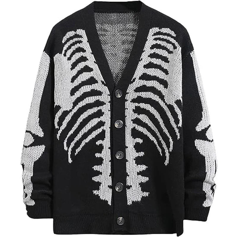 Sweater Coats Jacquard Halloween Cardigan Men And Women