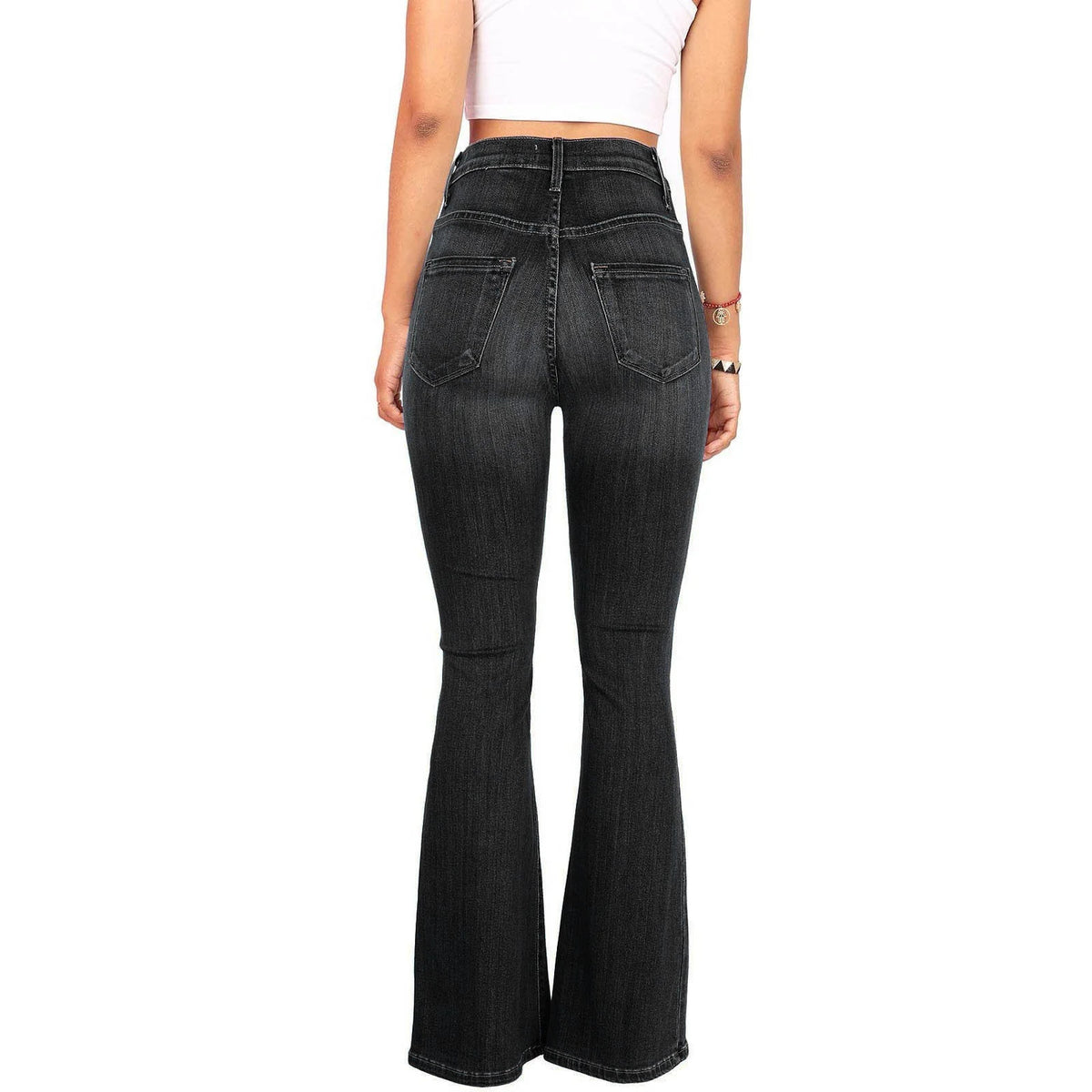 High Waist Flared Jeans