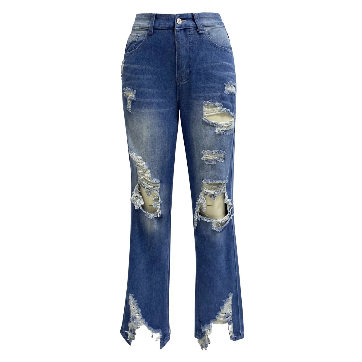 Spring New Ripped Ladies Jeans