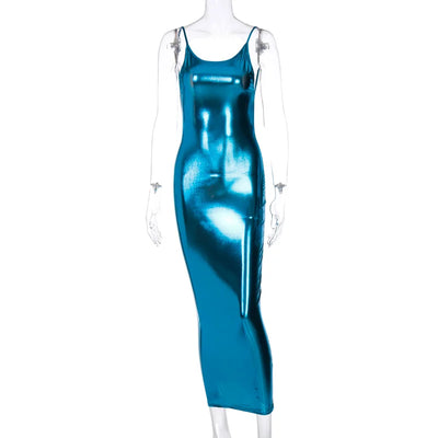 Sexy Backless Suspender Dress