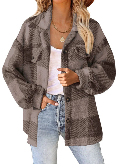 Checked Cashmere Jacket