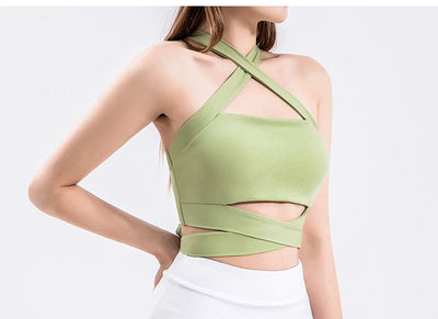 Sports Vest with Straps Cross Back