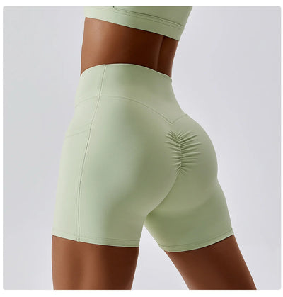 Cross Waist Quick Dry Sports Shorts