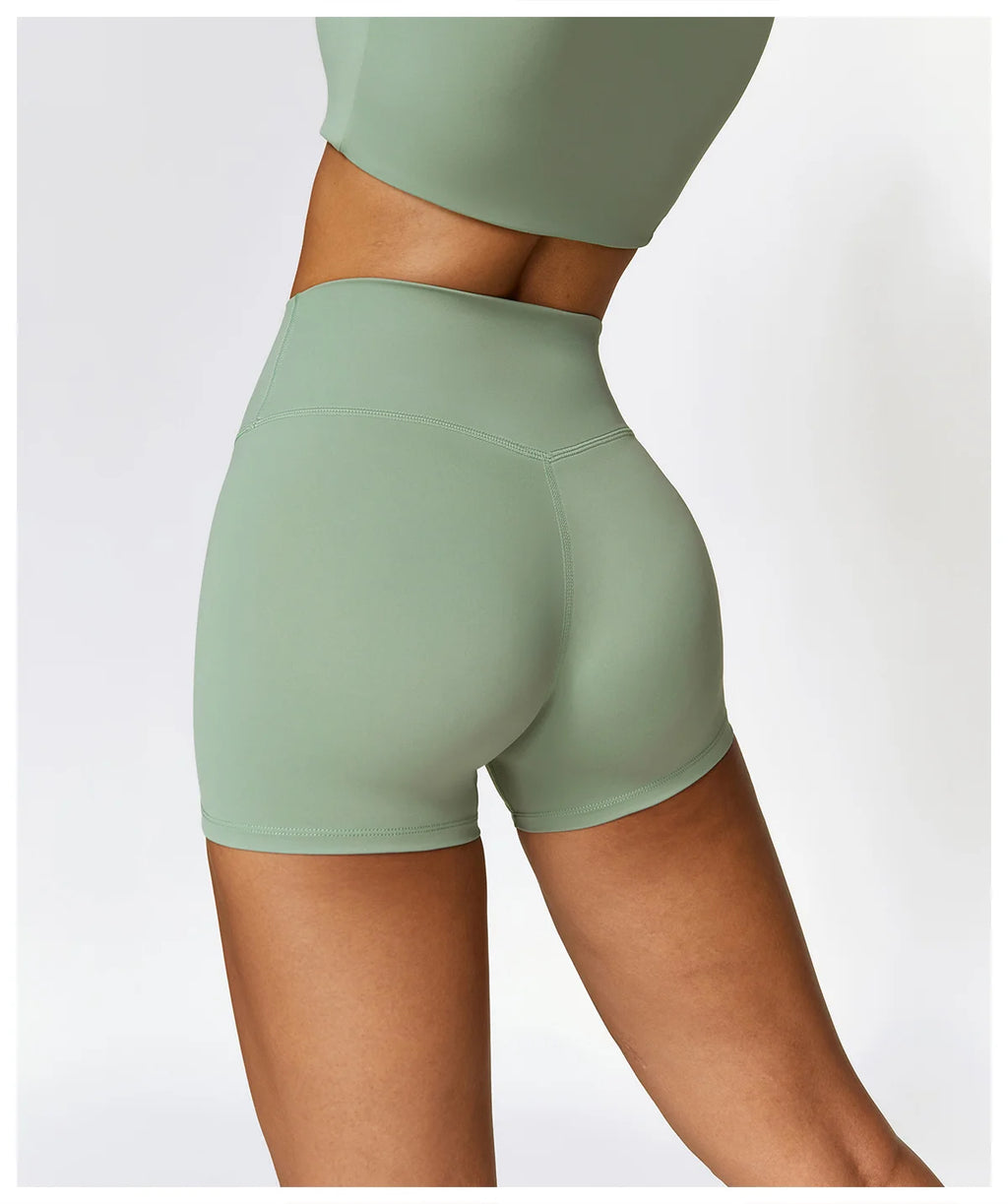 High Waist Sports Tight Shorts