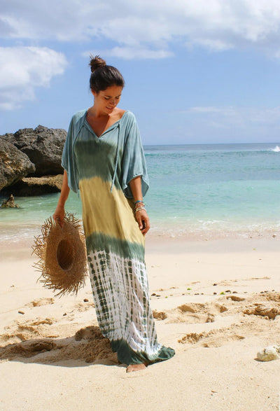 Printed Cotton Beach Robe