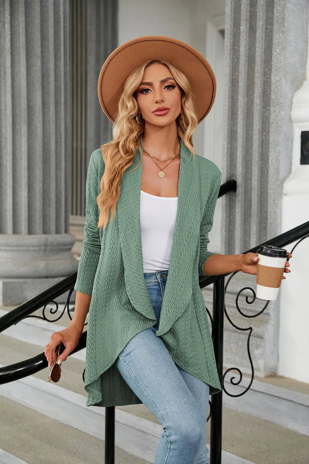 Loose Cardigan Without Pockets