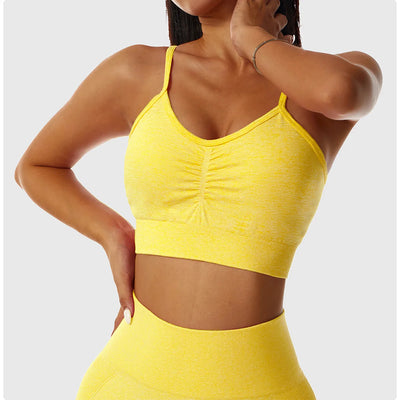 Fitted Crop Top With Thin Straps