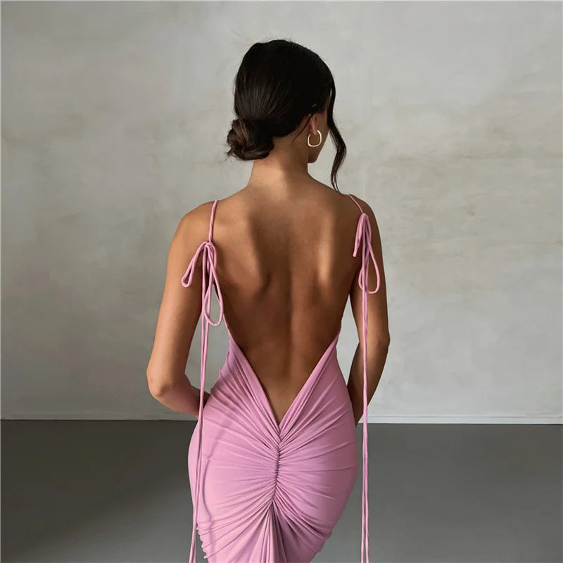 Backless Tight Dress