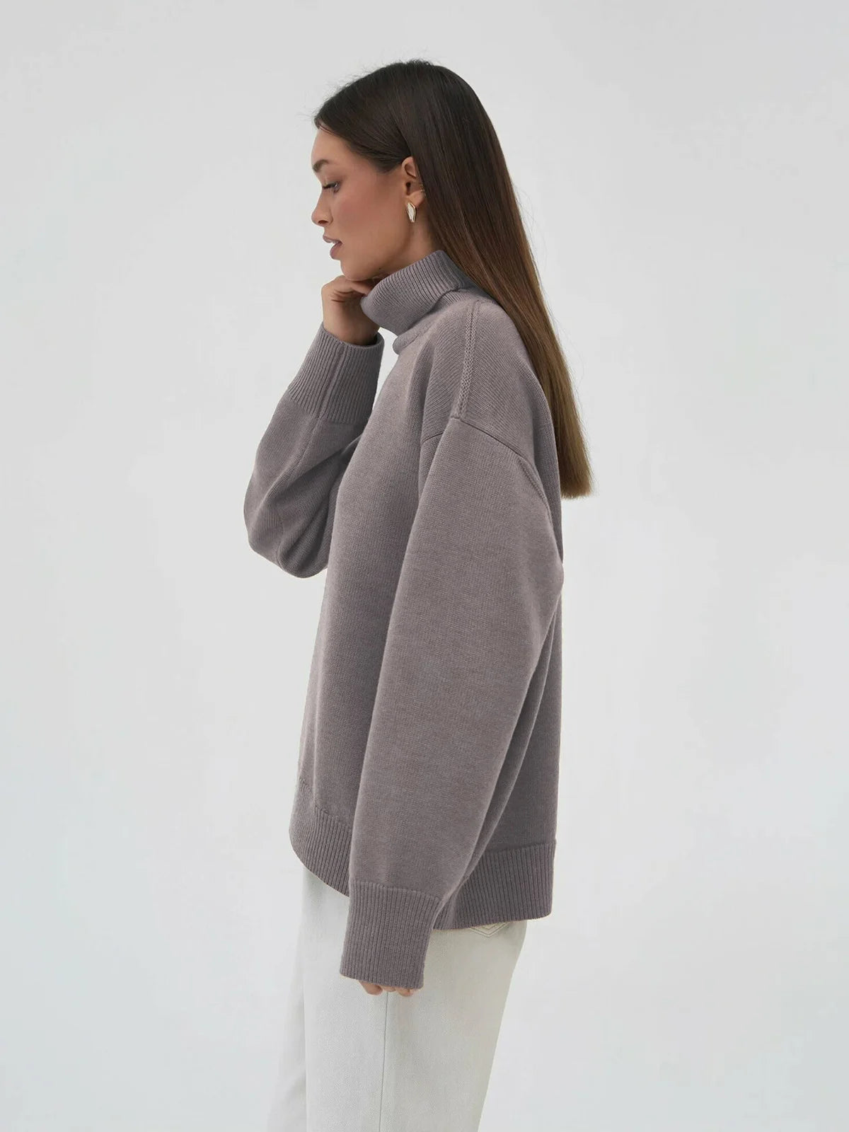 Overside High Neck Sweater