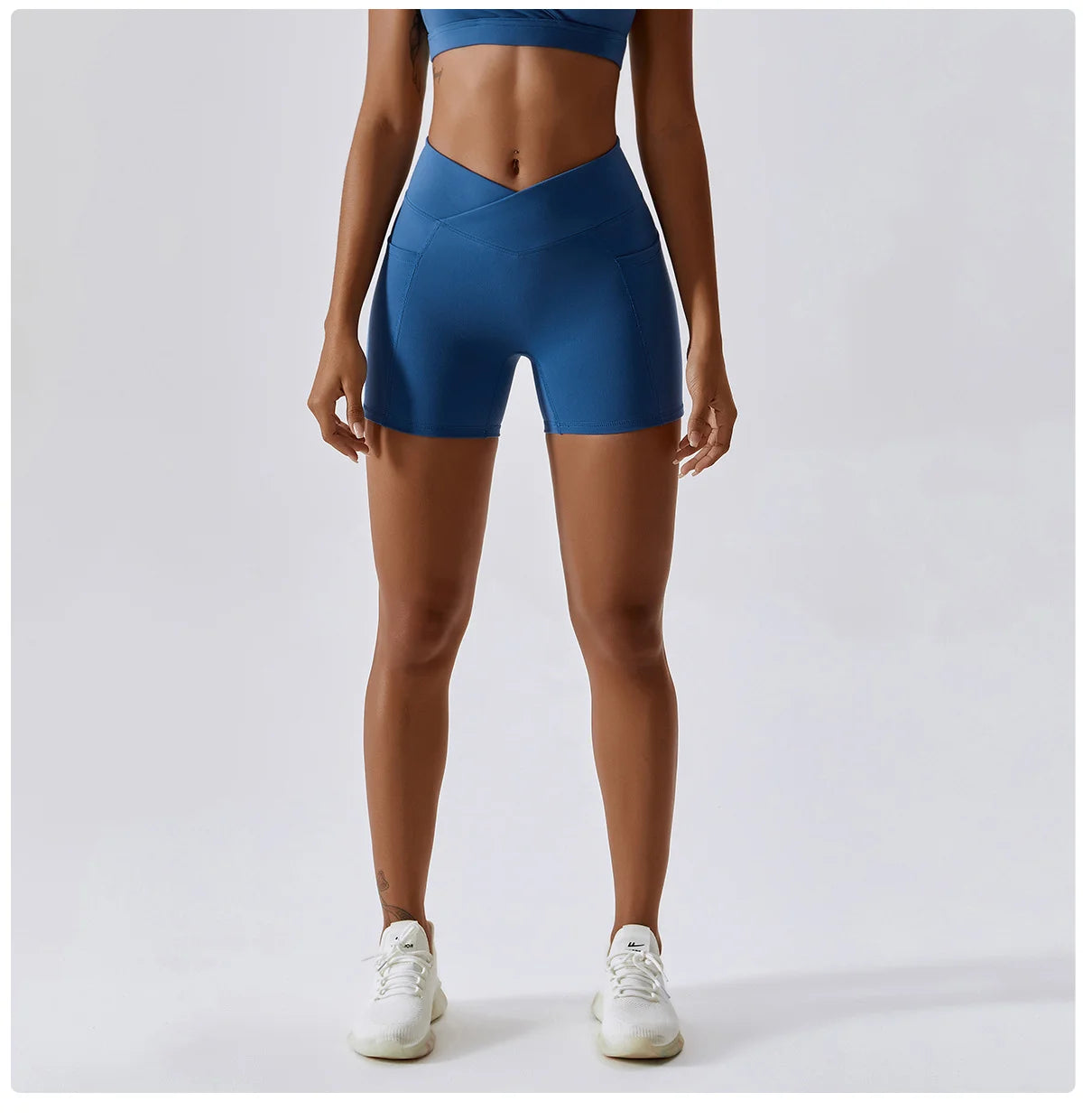 Cross Waist Quick Dry Sports Shorts